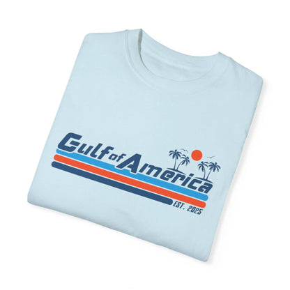 Gulf of America, Retro Beach Vibe Unisex T-Shirt, Comfort Colors, Casual Summer Tee - Galvaleos