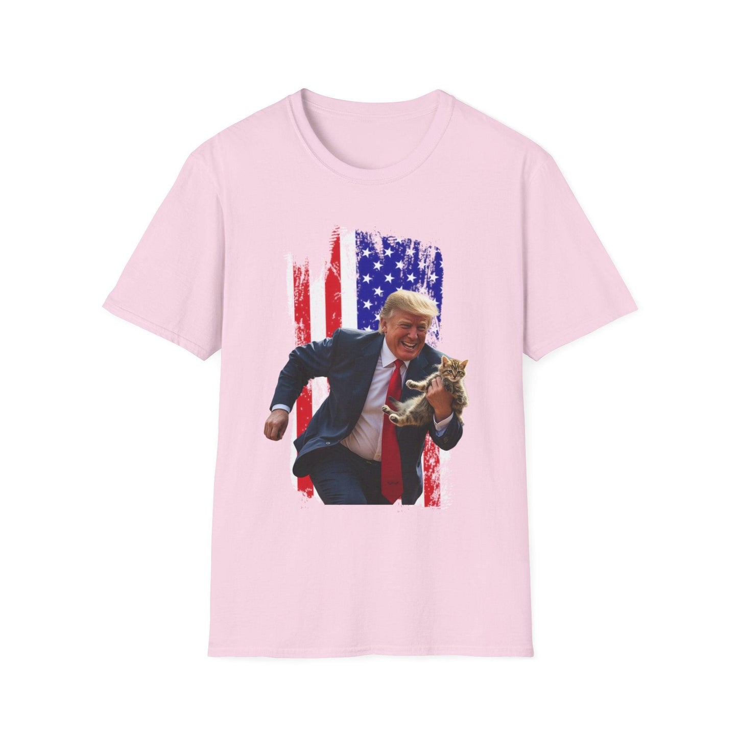 Trump Saving Our Cats Patriotic Tshirt