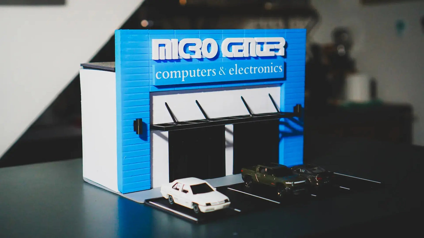 Diorama Building Kits for Hot Wheels & Diecast Cars | Model Display Set Galvaleos