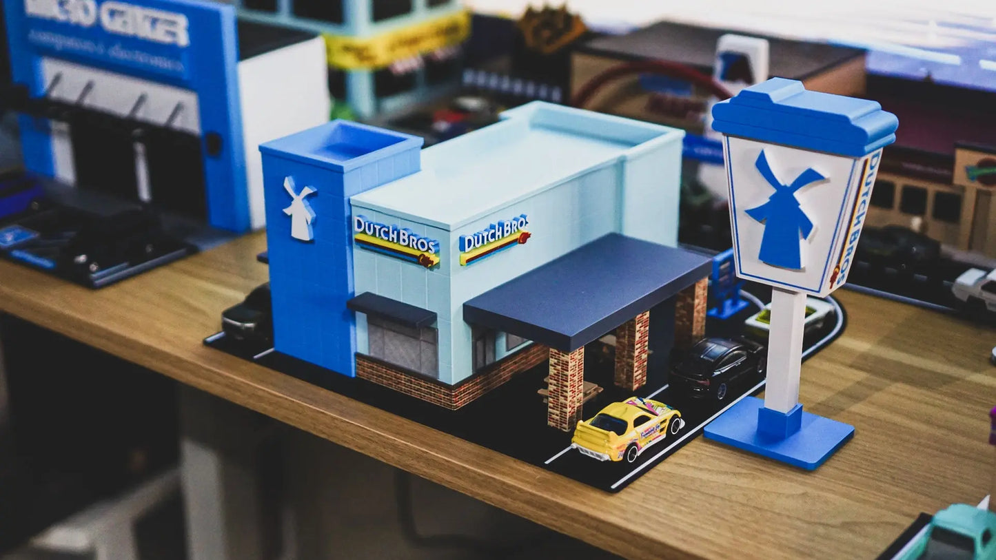 Diorama Building Kits for Hot Wheels & Diecast Cars | Model Display Set Galvaleos