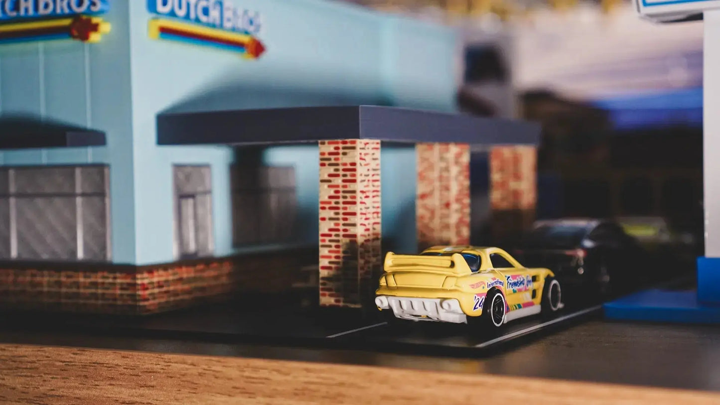 Diorama Building Kits for Hot Wheels & Diecast Cars | Model Display Set Galvaleos