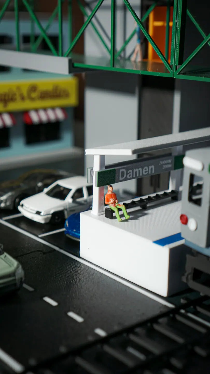 Diorama Building Kits for Hot Wheels & Diecast Cars | Model Display Set Galvaleos