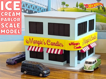 Diorama Building Kits for Hot Wheels & Diecast Cars | Model Display Set Galvaleos