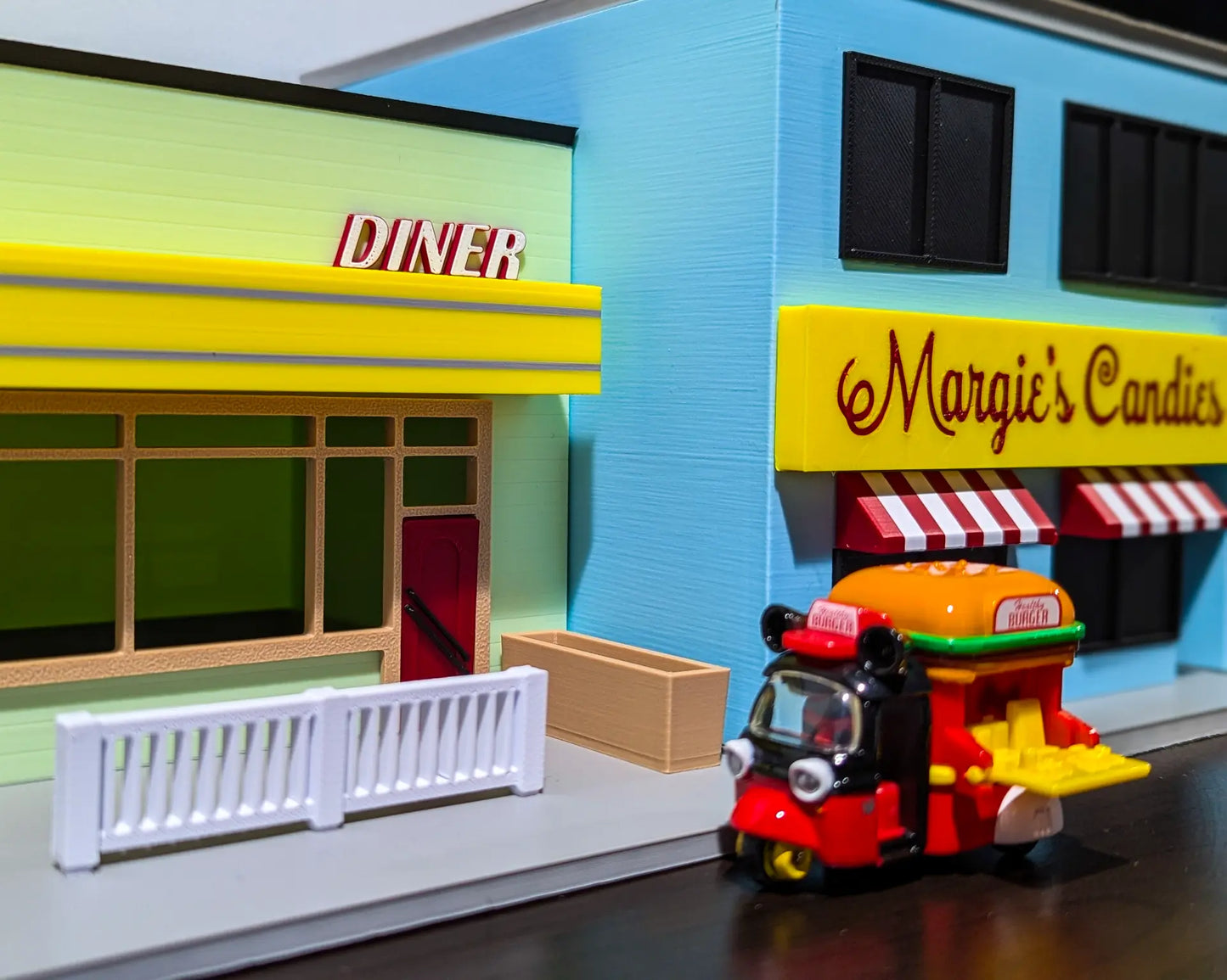 Diorama Building Kits for Hot Wheels & Diecast Cars | Model Display Set Galvaleos