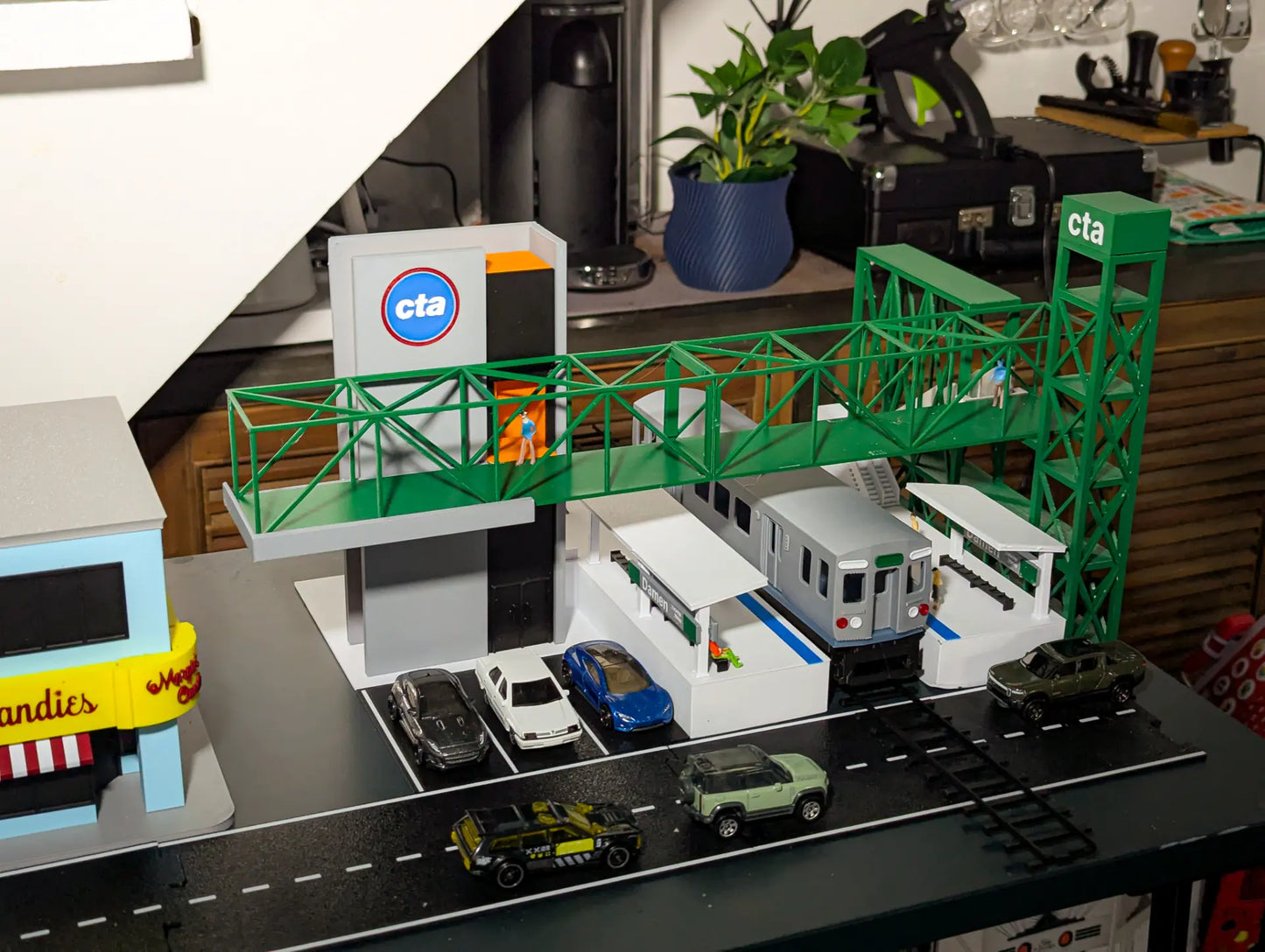 Diorama Building Kits for Hot Wheels & Diecast Cars | Model Display Set Galvaleos