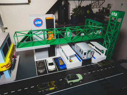 Diorama Building Kits for Hot Wheels & Diecast Cars | Model Display Set Galvaleos