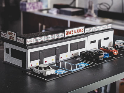 Diorama Building Kits for Hot Wheels & Diecast Cars | Model Display Set Galvaleos
