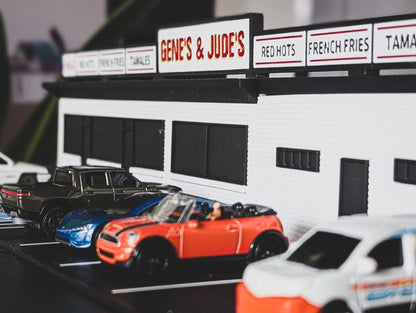 Diorama Building Kits for Hot Wheels & Diecast Cars | Model Display Set Galvaleos