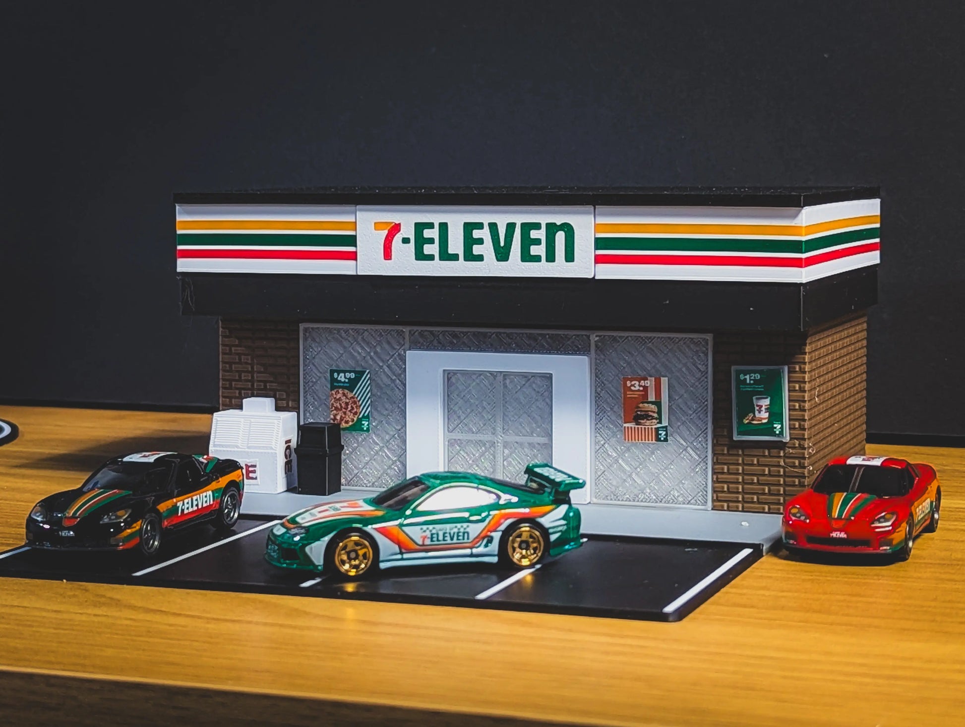 Diorama Building Kits for Hot Wheels & Diecast Cars | Model Display Set Galvaleos