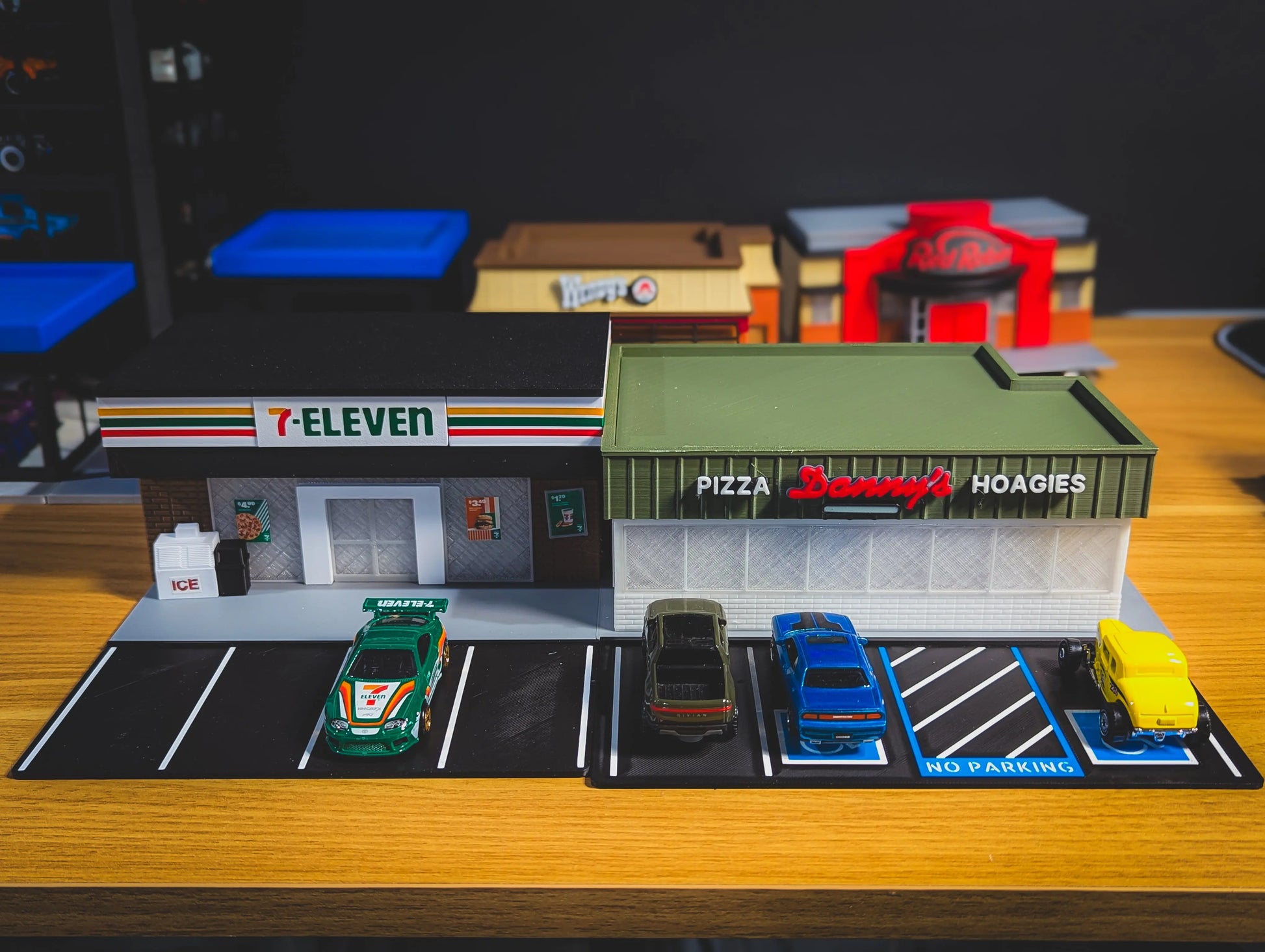 Diorama Building Kits for Hot Wheels & Diecast Cars | Model Display Set Galvaleos