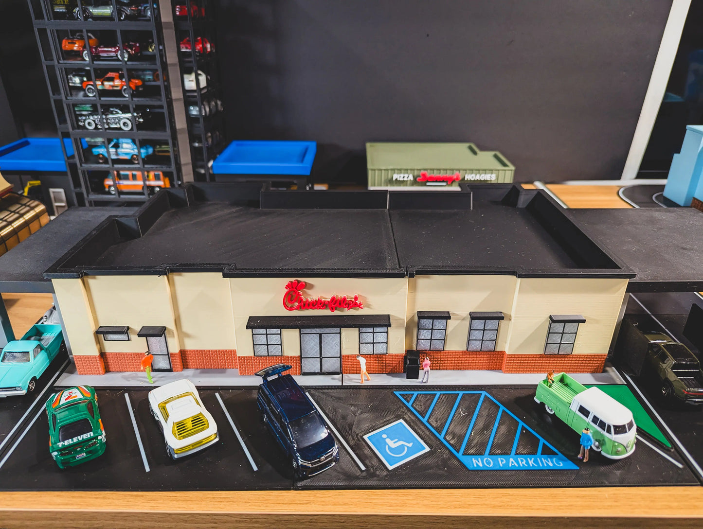 Diorama Building Kits for Hot Wheels & Diecast Cars | Model Display Set Galvaleos