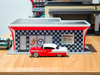 Diorama Building Kits for Hot Wheels & Diecast Cars | Model Display Set Galvaleos