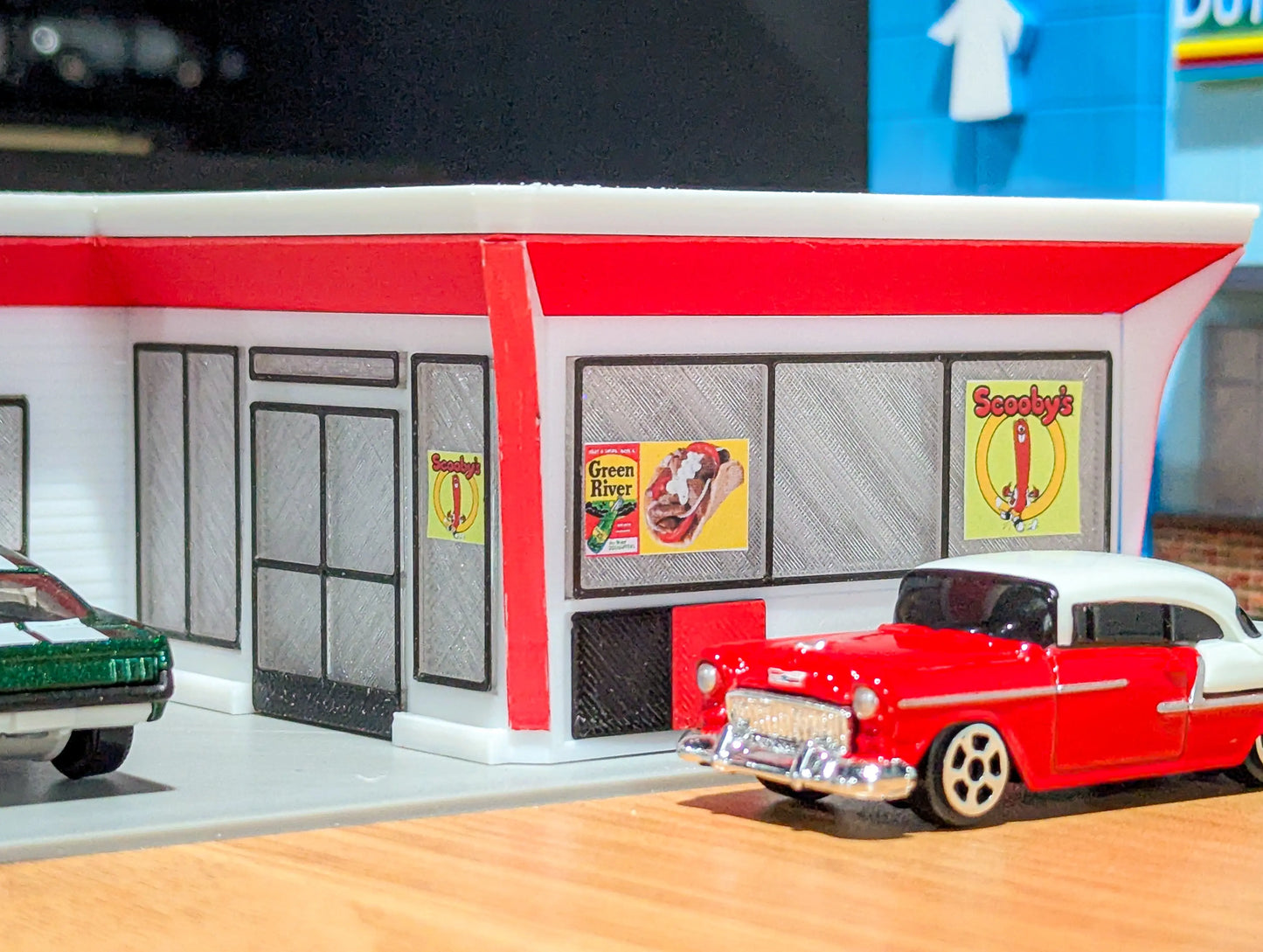 Diorama Building Kits for Hot Wheels & Diecast Cars | Model Display Set Galvaleos