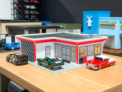 Diorama Building Kits for Hot Wheels & Diecast Cars | Model Display Set Galvaleos