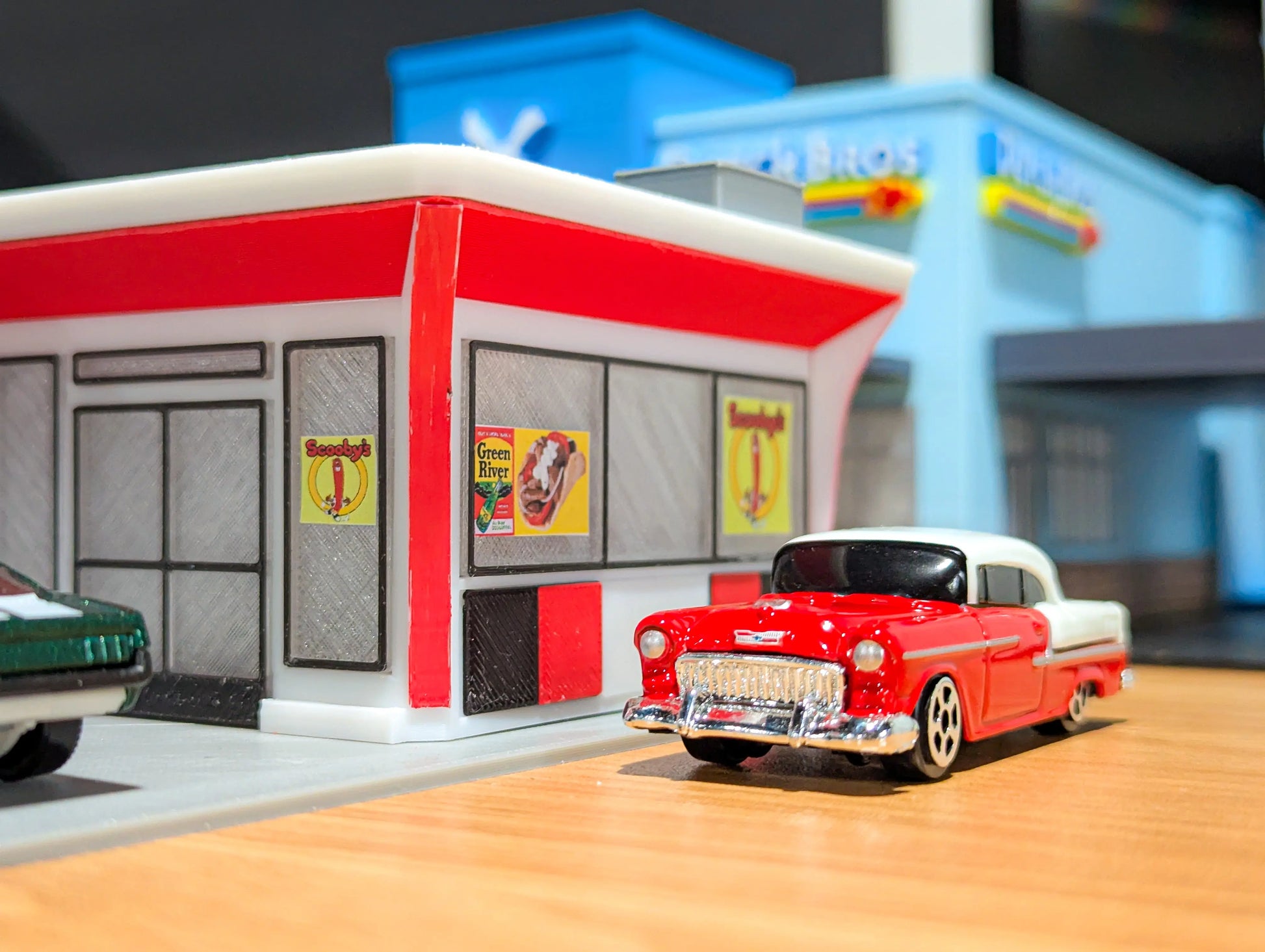 Diorama Building Kits for Hot Wheels & Diecast Cars | Model Display Set Galvaleos