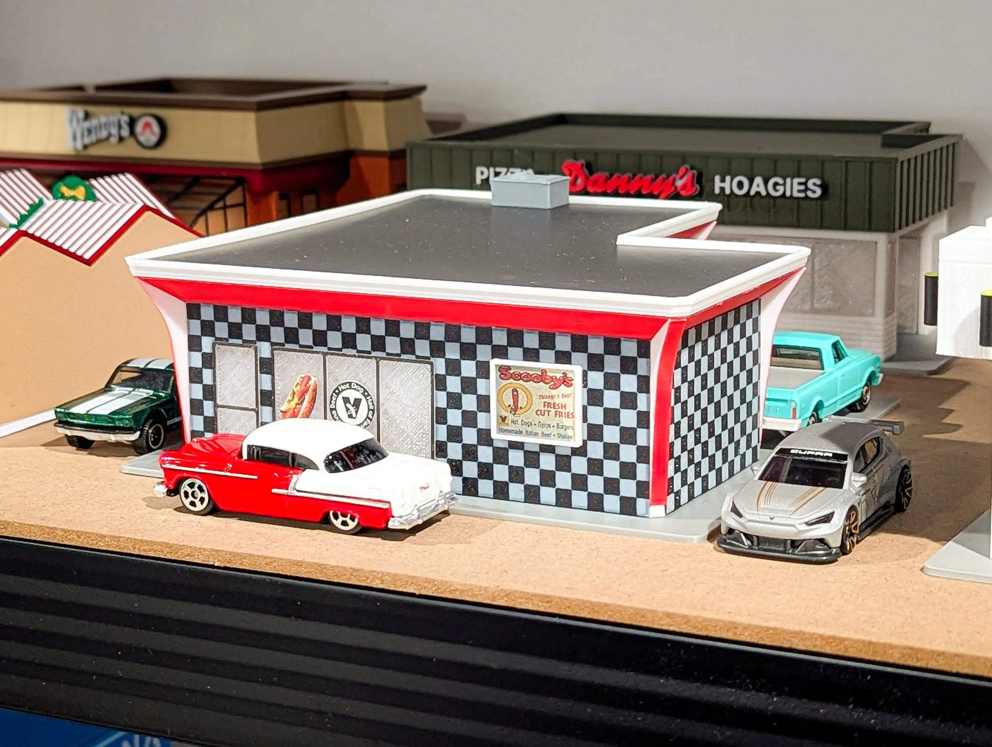 Diorama Building Kits for Hot Wheels & Diecast Cars | Model Display Set Galvaleos