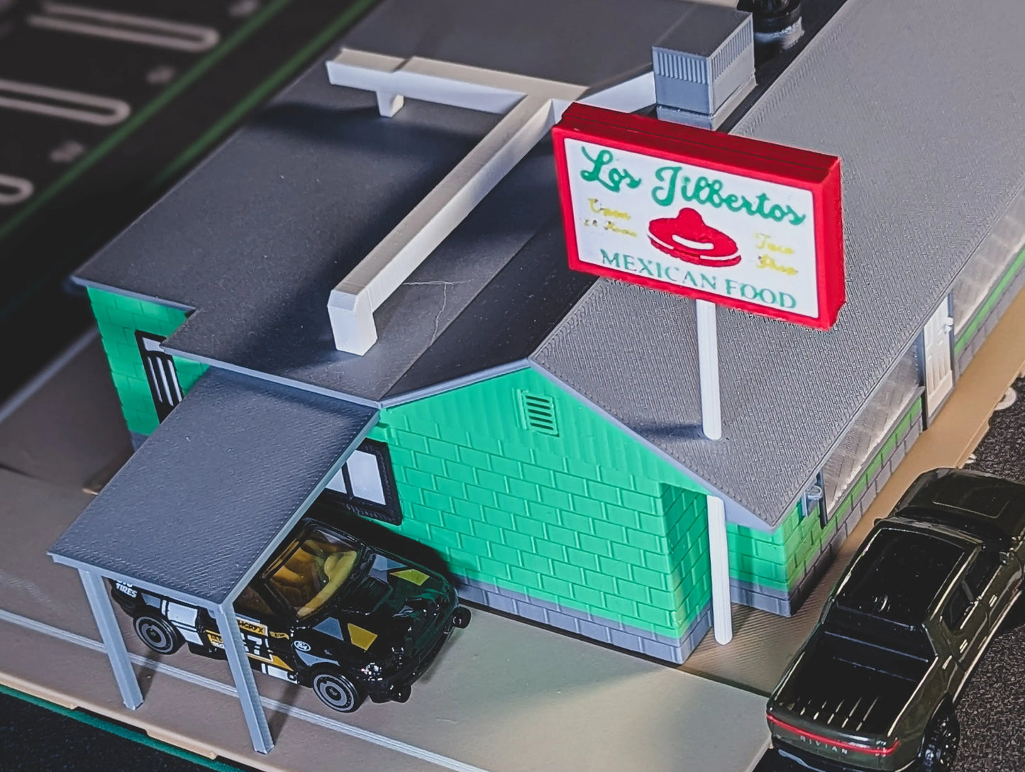 Diorama Building Kits for Hot Wheels & Diecast Cars | Model Display Set Galvaleos