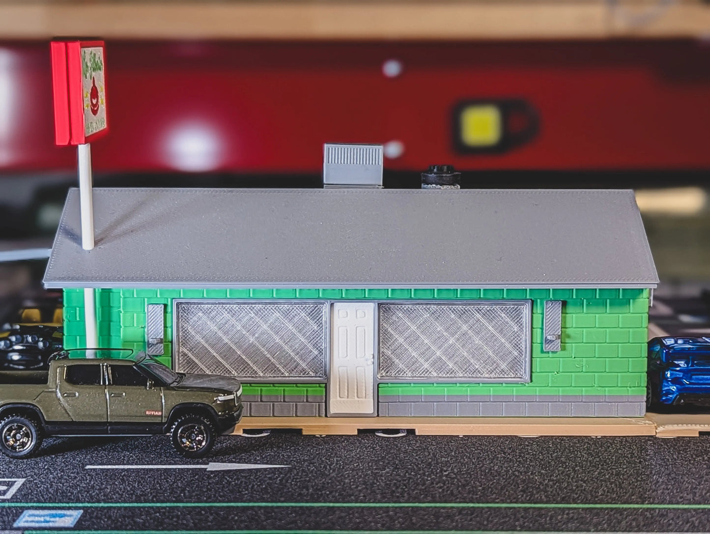 Diorama Building Kits for Hot Wheels & Diecast Cars | Model Display Set Galvaleos