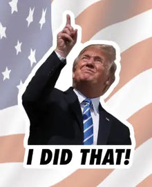100pc Trump I Did That Gas Pump Stickers - Galvaleos