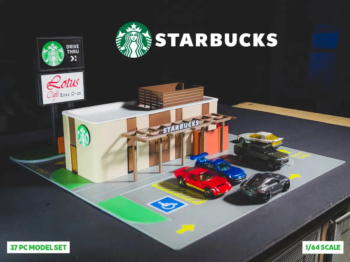Diorama Building Kits for Hot Wheels & Diecast Cars | Model Display Set Galvaleos