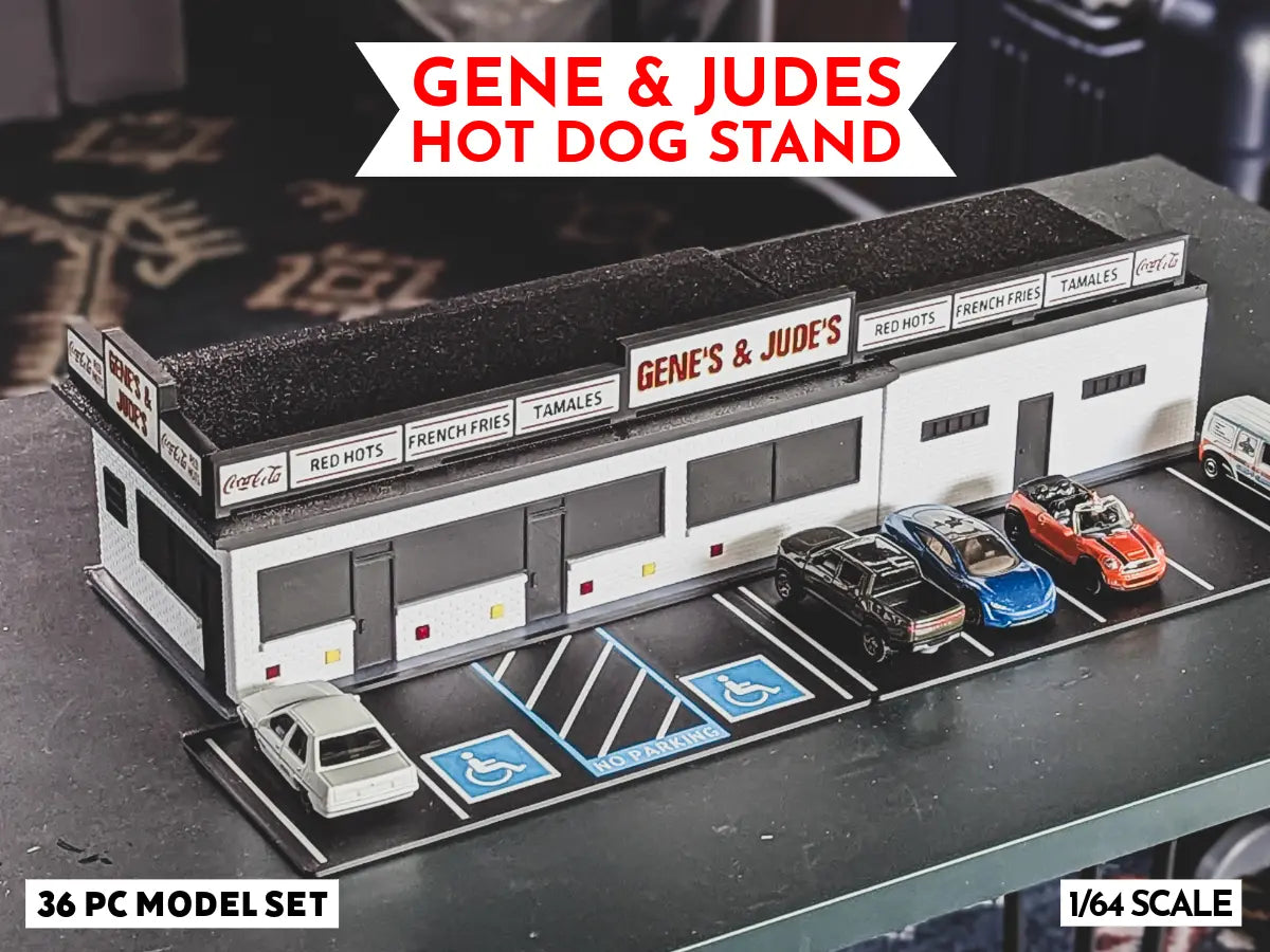 Diorama Building Kits for Hot Wheels & Diecast Cars | Model Display Set Galvaleos