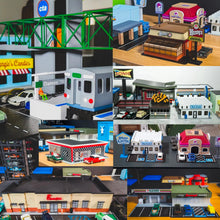 Diorama Building Kits for Hot Wheels & Diecast Cars | Model Display Set Galvaleos