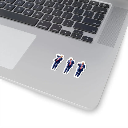 10pc Trump YMCA Dance Kiss-Cut Sticker - Funny Political Bumper Decal, Trump YMCA Dance Sticker, Trump Bumper Sticker, Gas Pump Sticker - Galvaleos
