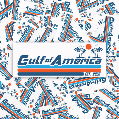 Gulf of America Vinyl Bumper Stickers, 3pc - Galvaleos