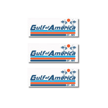 Gulf of America Vinyl Bumper Stickers, 3pc - Galvaleos