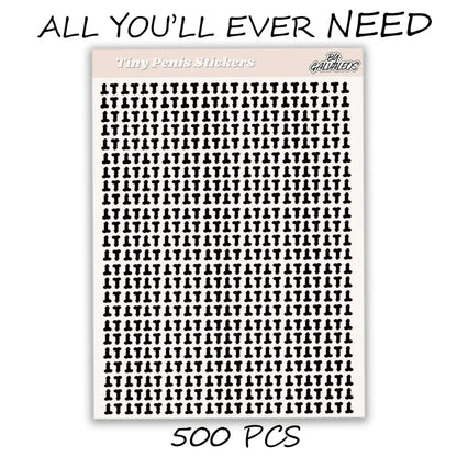 Prank Camera Stickers, 500 Pieces Small Silhouette Decals for Cameras, Funny Stickers for Backup and Home Cameras Galvaleos