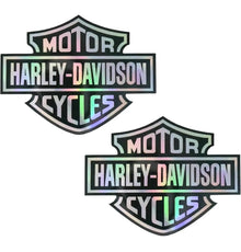 Holographic Chrome Motorcycle Bar And Handle Decals Galvaleos