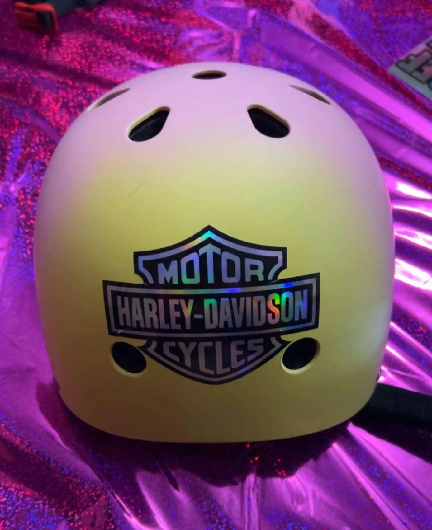 Holographic Chrome Motorcycle Bar And Handle Decals Galvaleos