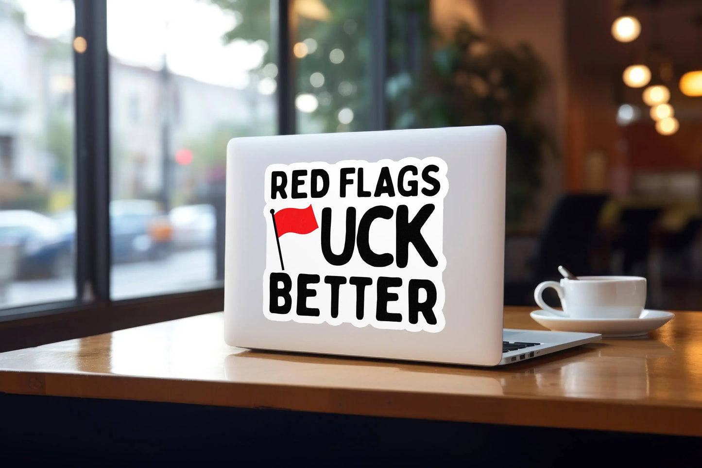 Red Flags F*ck Better Sticker Galvaleos