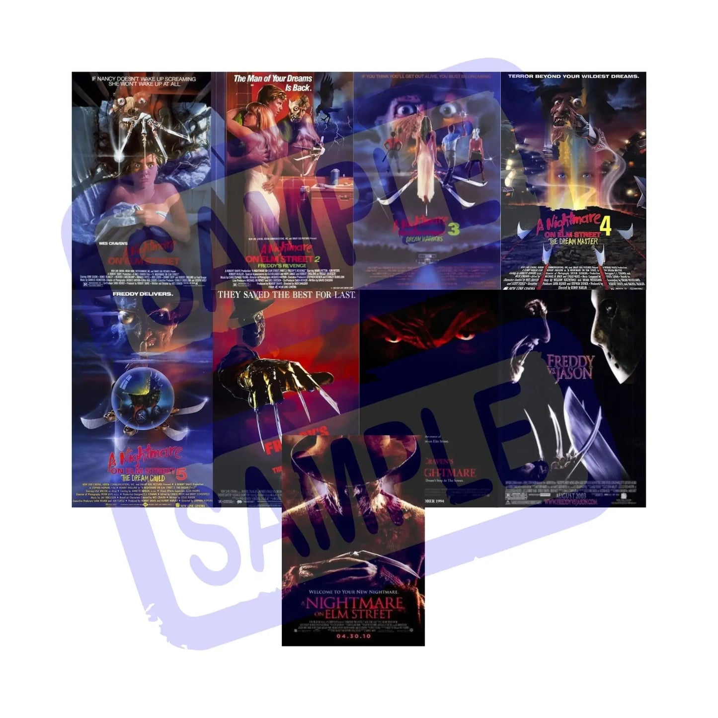 Horror/Scary Movie Poster Stickers, Matte Finish, Halloween Horror, Thriller, Various Collections, 2x3 in, Custom, Halloween Collection Galvaleos