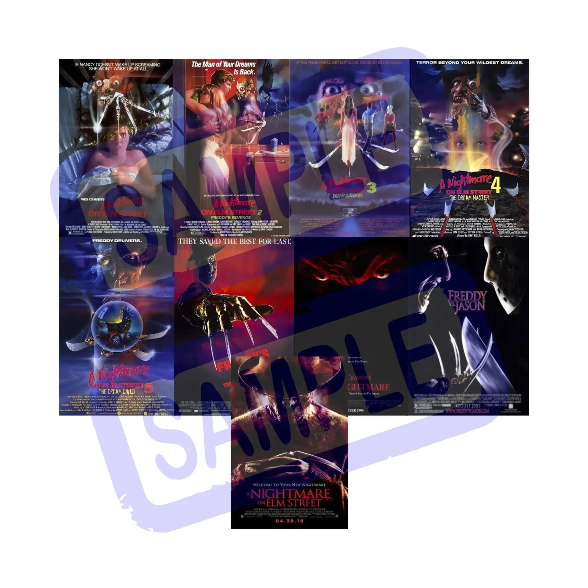 Horror/Scary Movie Poster Stickers, Matte Finish, Halloween Horror, Thriller, Various Collections, 2x3 in, Custom, Halloween Collection Galvaleos