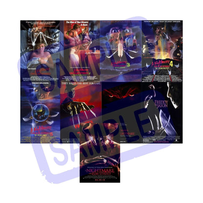 Horror/Scary Movie Poster Stickers, Matte Finish, Halloween Horror, Thriller, Various Collections, 2x3 in, Custom, Halloween Collection Galvaleos