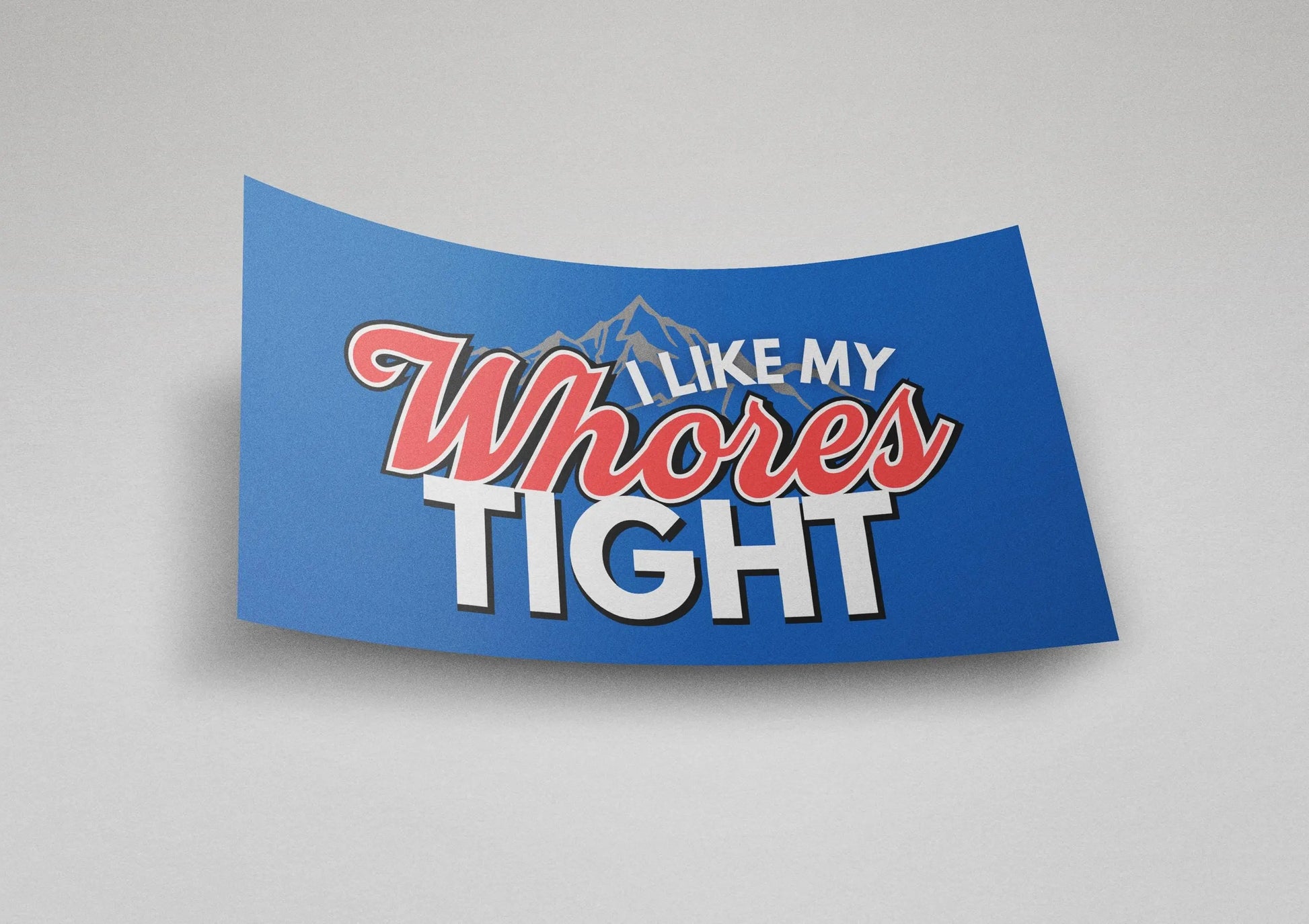 Funny Adult Bumper Stickers | 2pcs | I Like My Wh*res Tight | Boobs Make Me Happy Galvaleos