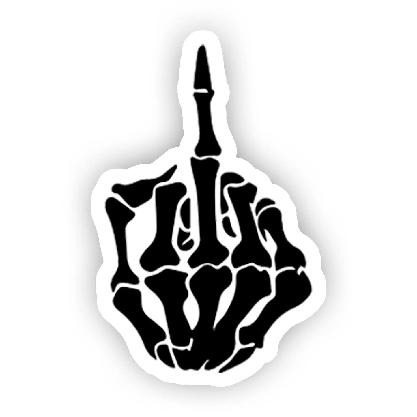 Mini Middle Finger Vinyl Stickers: Funny Prank Decals - 1 Inch Galvaleos