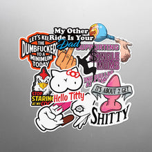 Adult Decals For Work, Toolbox, Hardhat, Laptop, Waterbottle Sticker Bundles For Blue Collar Workers Galvaleos