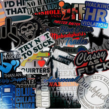 Adult Decals For Work, Toolbox, Hardhat, Laptop, Waterbottle Sticker Bundles For Blue Collar Workers Galvaleos