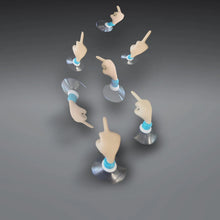 Rick and Morty Mini Middle Finger Suction Cups - Funny Car Decor, Office Prank, Window Clings, Adult Humor Pranks, Gag Gift Galvaleos