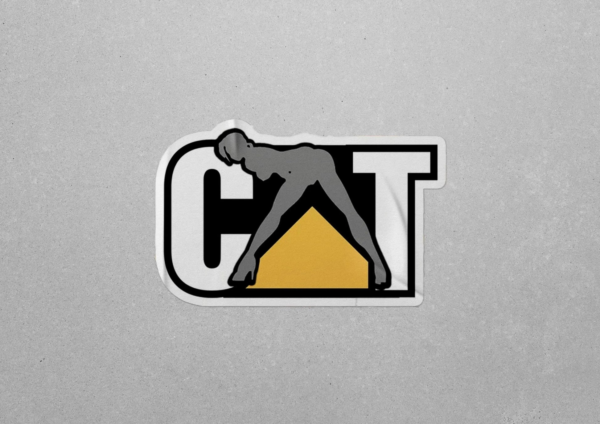 Hooker CAT Heavy Equipment Sticker Galvaleos