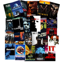 Horror/Scary Movie Poster Stickers, Matte Finish, Halloween Horror, Thriller, Various Collections, 2x3 in, Custom, Halloween Collection Galvaleos