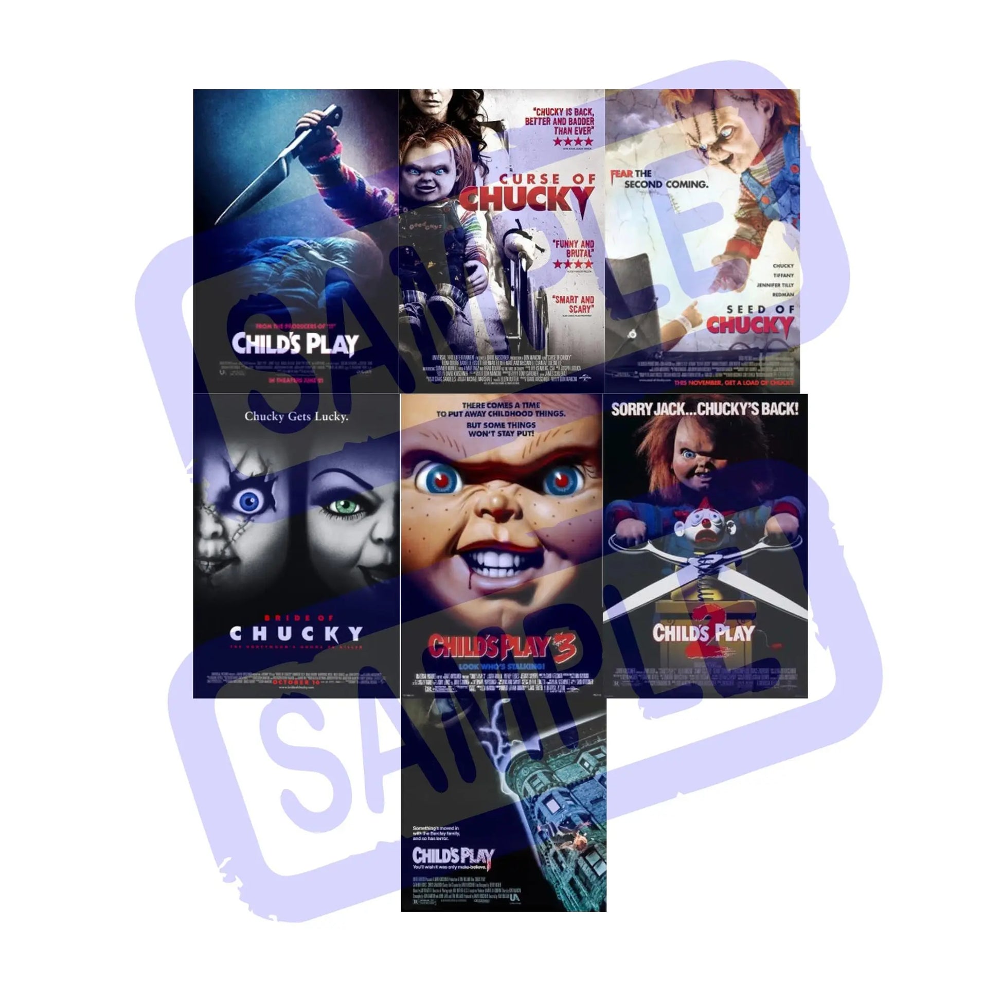 Horror/Scary Movie Poster Stickers, Matte Finish, Halloween Horror, Thriller, Various Collections, 2x3 in, Custom, Halloween Collection Galvaleos