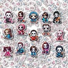 Horror Movie Kawaii Stickers - Halloween 90s Cute Fan Art Collection Galvaleos