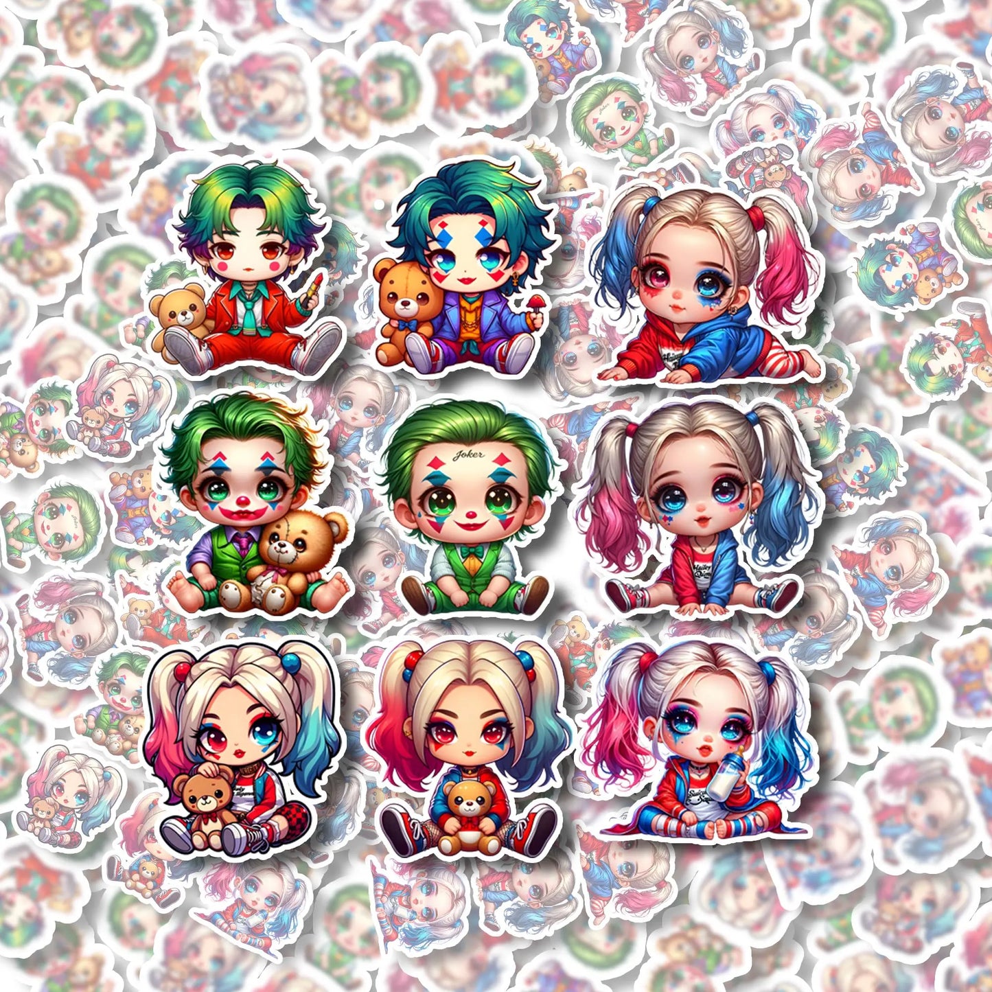 Horror Movie Kawaii Stickers - Halloween 90s Cute Fan Art Collection Galvaleos