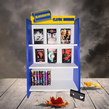 Miniature Horror VHS Collections - 1/6 Scale Retro VHS Movie Tapes - Home Decor Display Shelf - Customizable Blockbuster Shelf Galvaleos