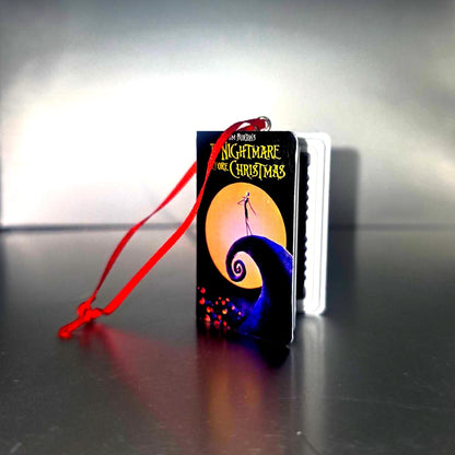 Custom Retro VHS Ornament - Personalized Vintage Movie Christmas Ornament - 80s 90s Nostalgia Gift - Pick Your Favorite Films