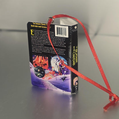 Custom Retro VHS Ornament - Personalized Vintage Movie Christmas Ornament - 80s 90s Nostalgia Gift - Pick Your Favorite Films