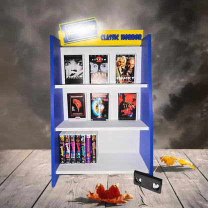 Miniature Horror VHS Collections Fan Art - 1/6 Scale Retro VHS Movies - Galvaleos